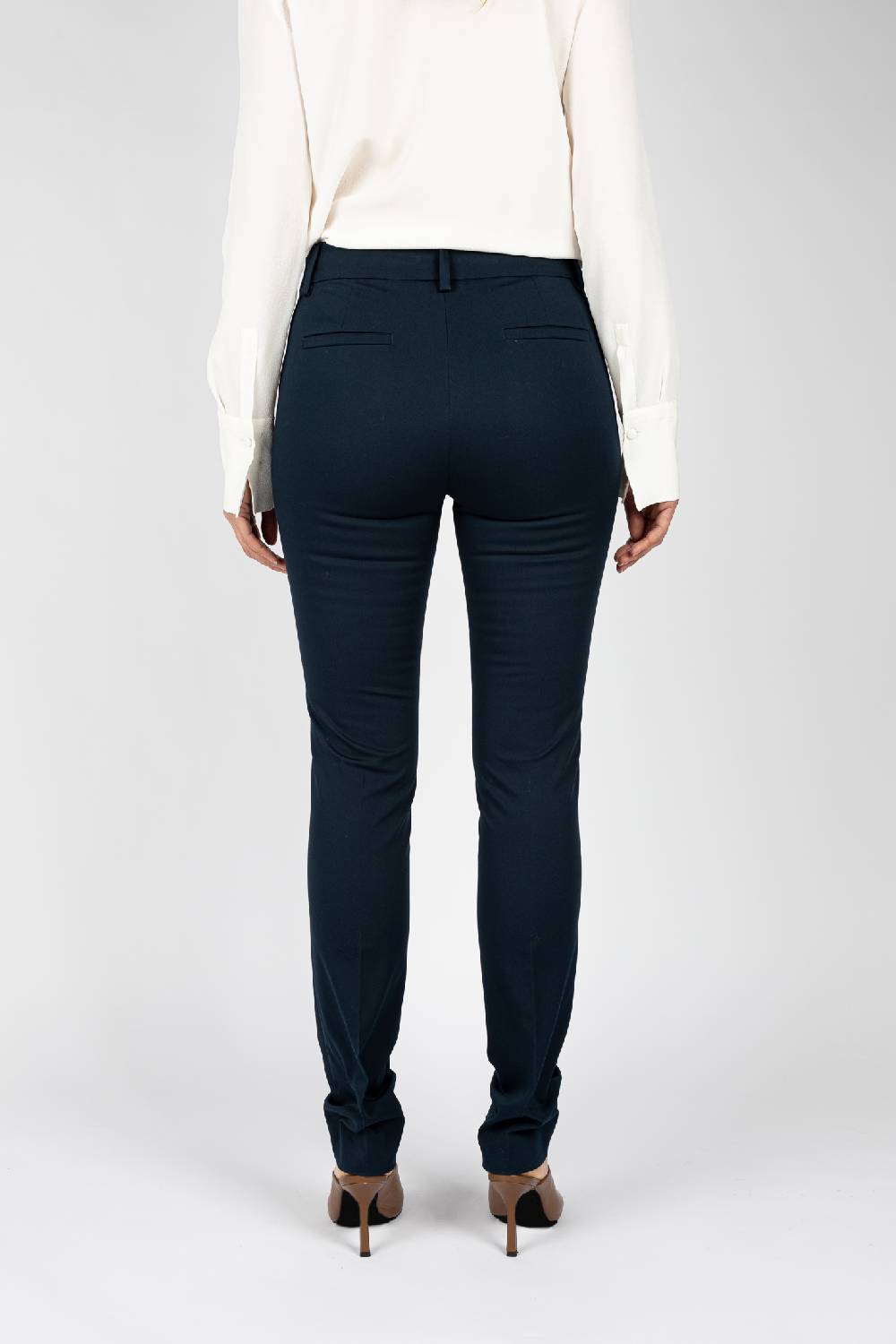 L.Pucci Pantaloni tessuto colore blu, gamba regolare 2025