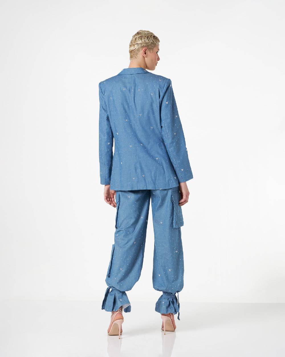 Le Twins Como Chambray Strass Celeste Shopping Online