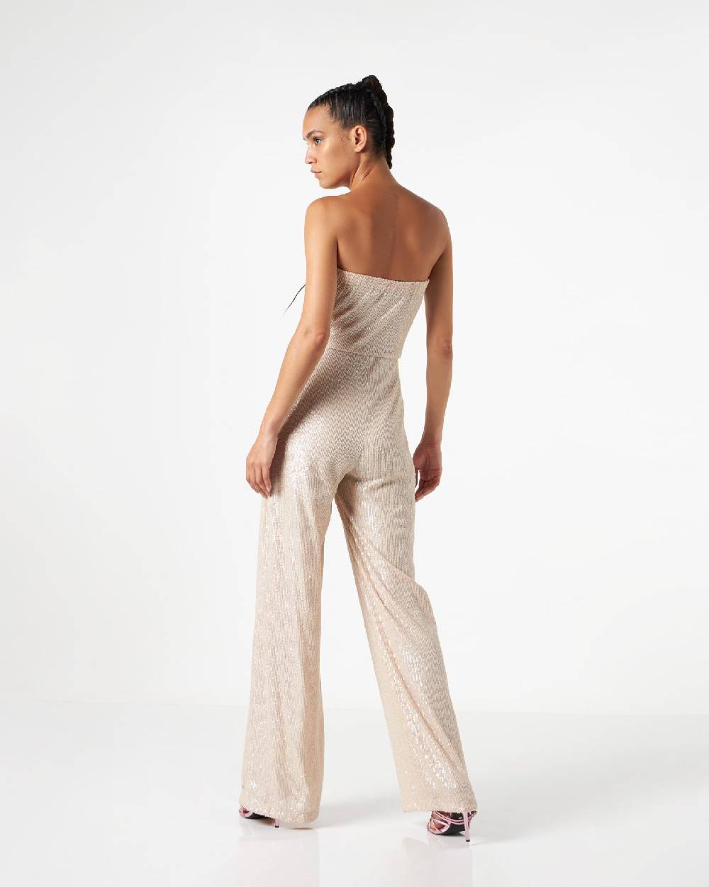 Le Twins Priscila Paillettes Opache Beige Prezzo di fabbrica