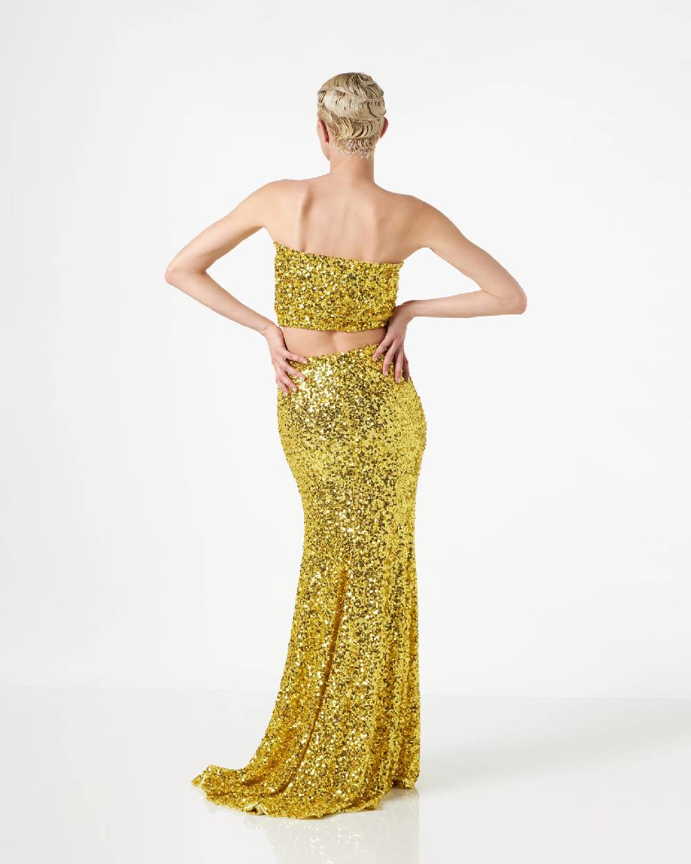 Le Twins Mariacristina Paillettes Giallo Offerta