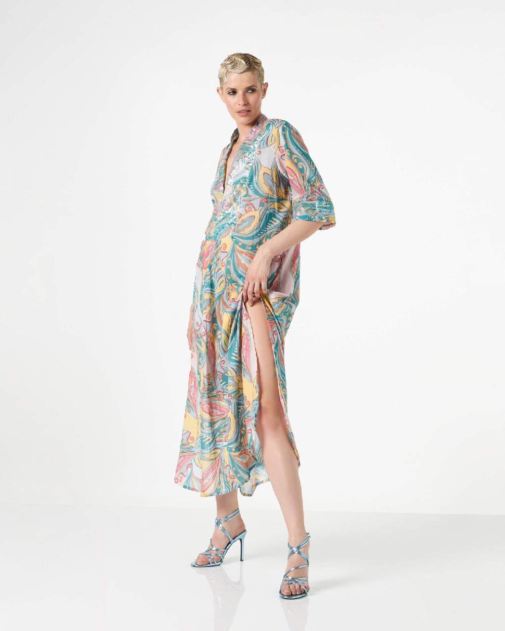 Le Twins Caftano Marta Cashmere Offerta natalizia