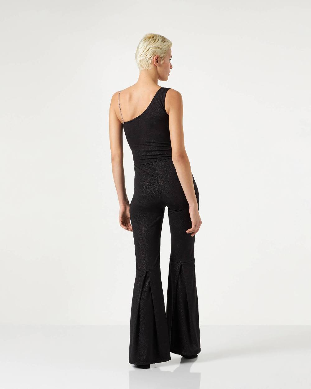 Le Twins Fabiana Jersey Lurex Nero I Più Venduti