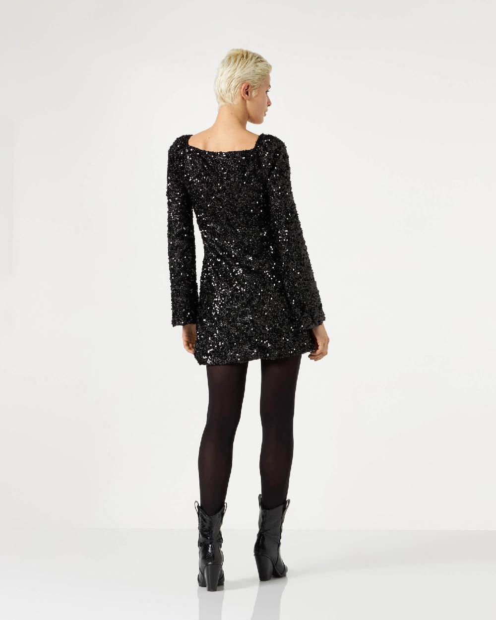 Le Twins Simo Paillettes Lurex Nero Negozio
