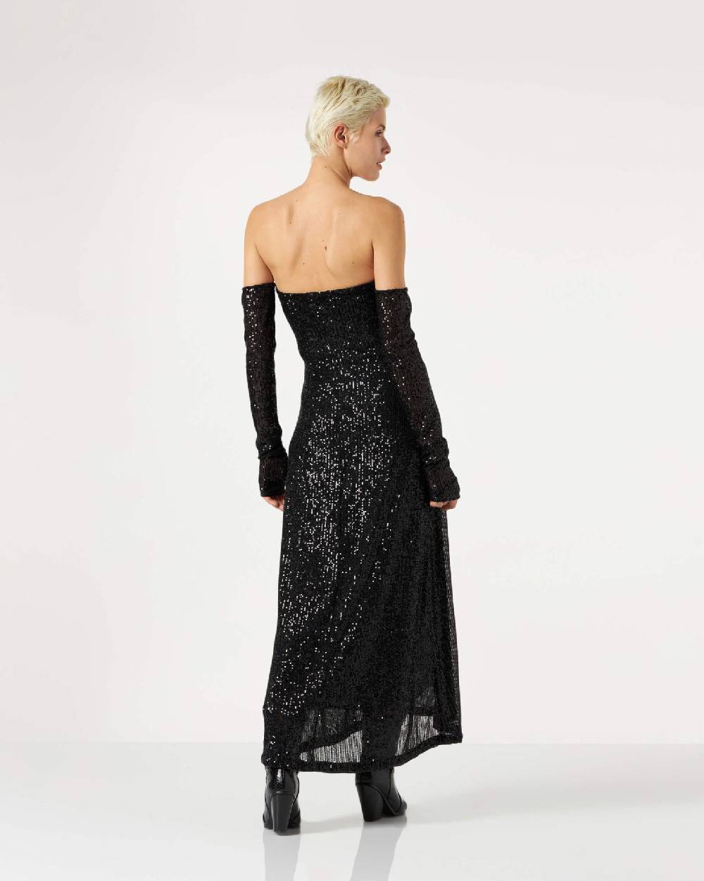 Le Twins Gina Paillettes Nero In Linea