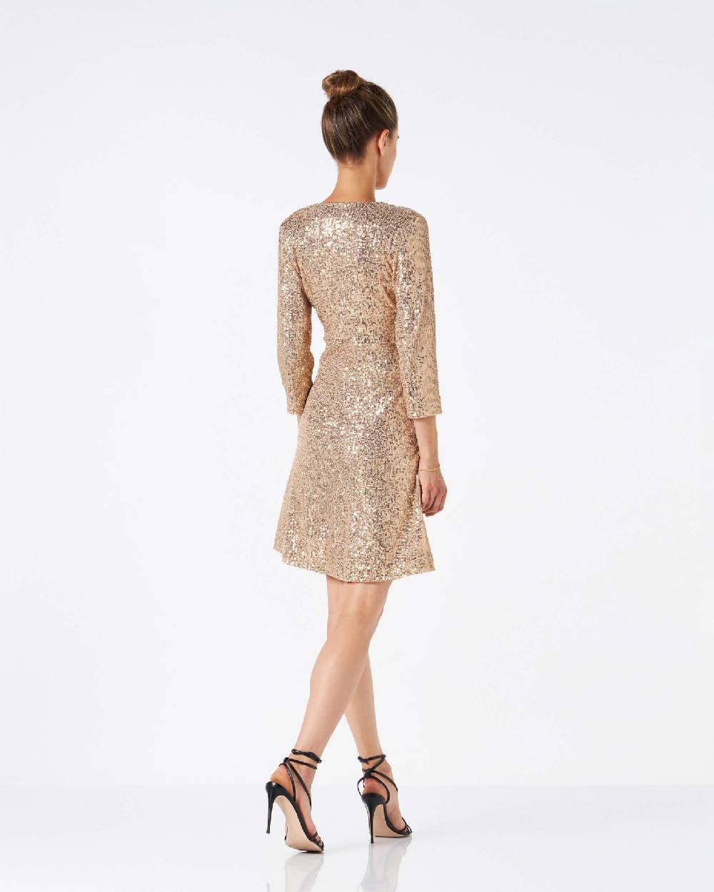 Le Twins Vania Paillettes Oro Moda