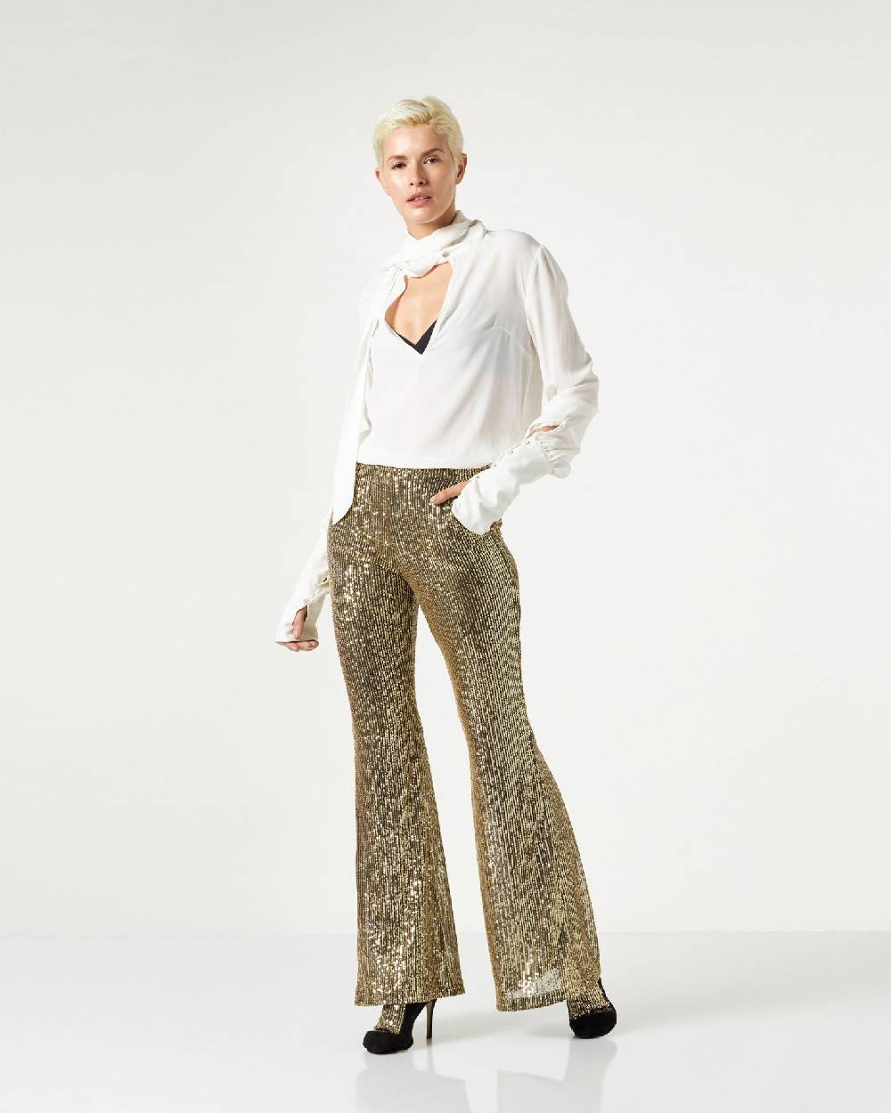 Le Twins Moni Paillettes Oro 2025