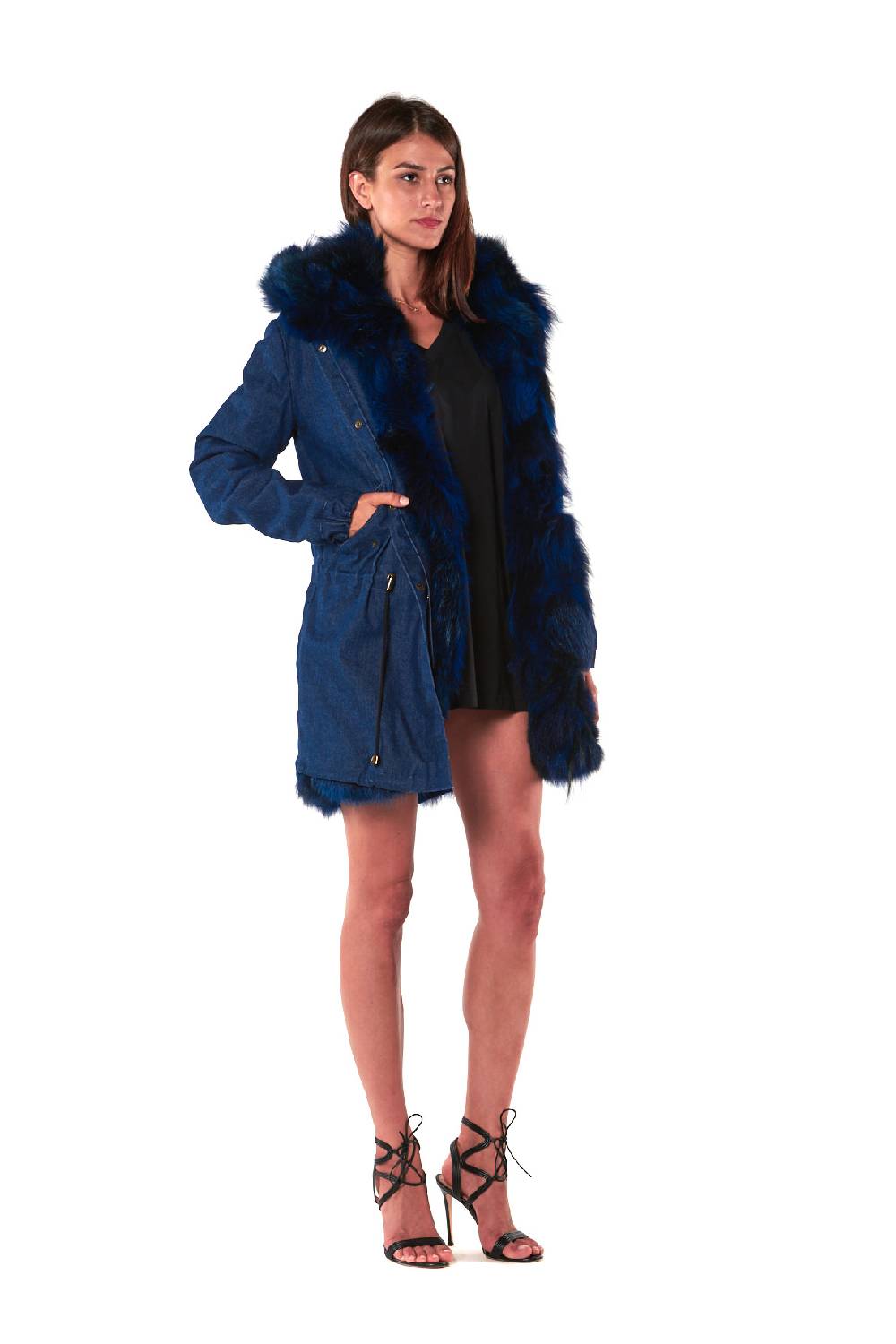 Le Twins PARKA SAINT MORITZ BLU Sconto
