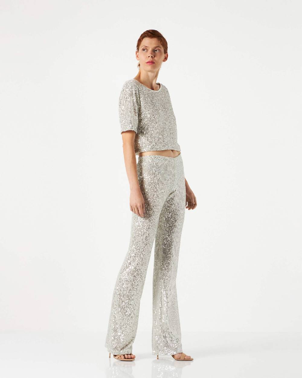 Le Twins Giusy Paillettes Argento In Saldo