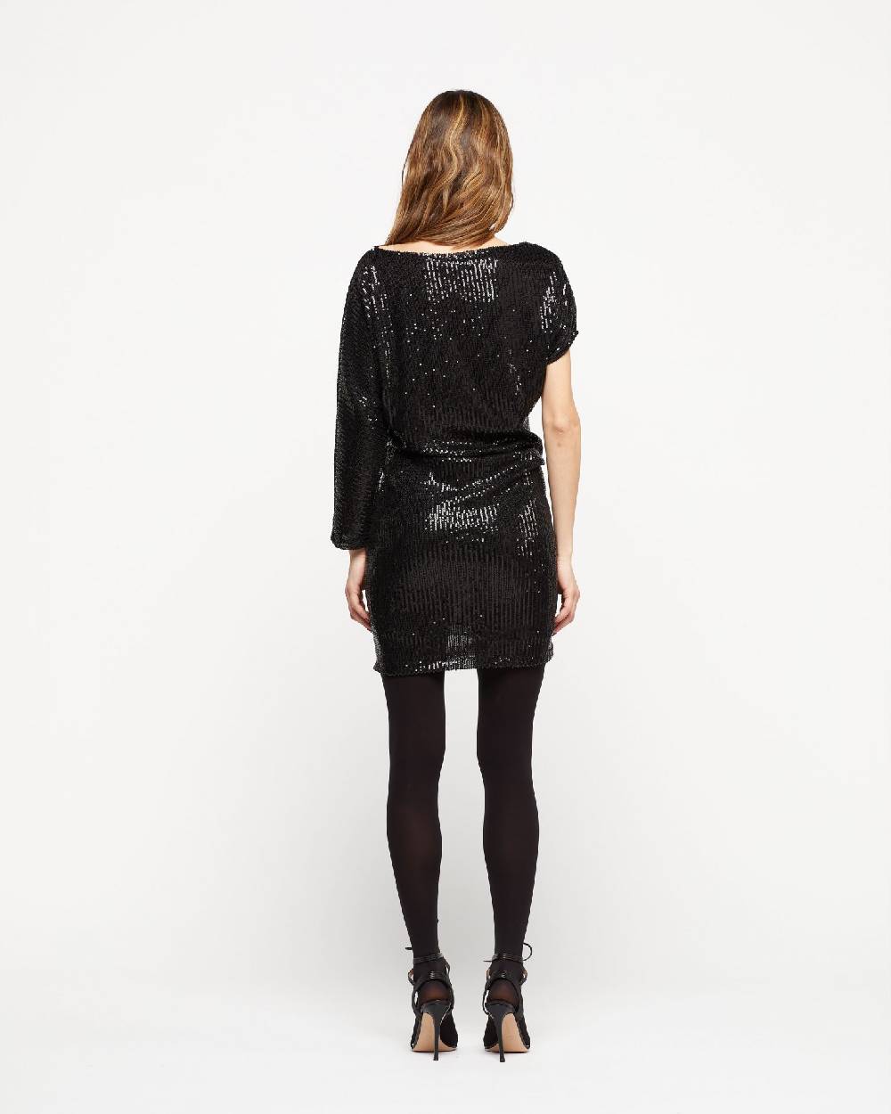 Le Twins Abito Vany – Paillettes Nero Pezzi Unici