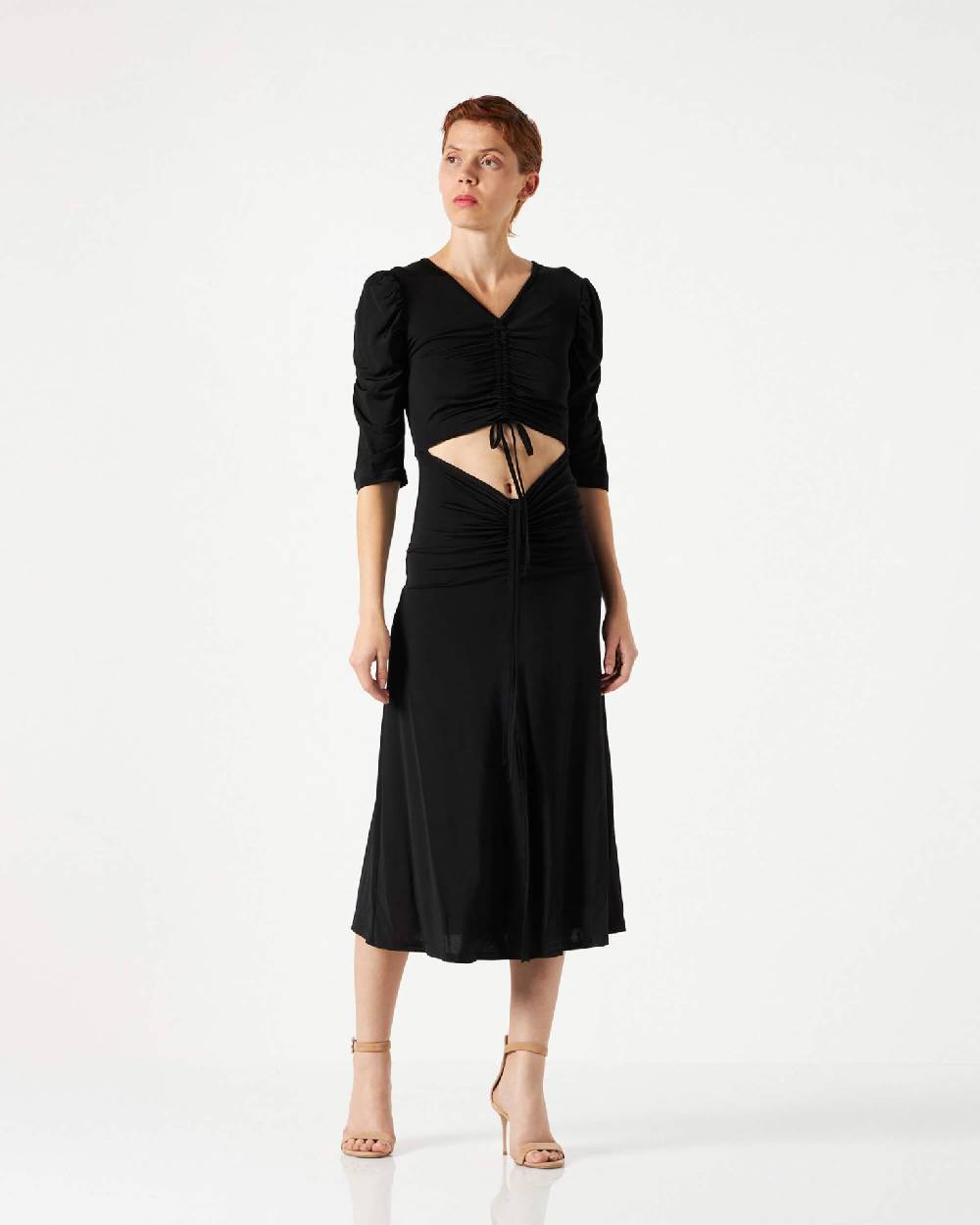 Le Twins Romina Lurex Nero Sottocosto