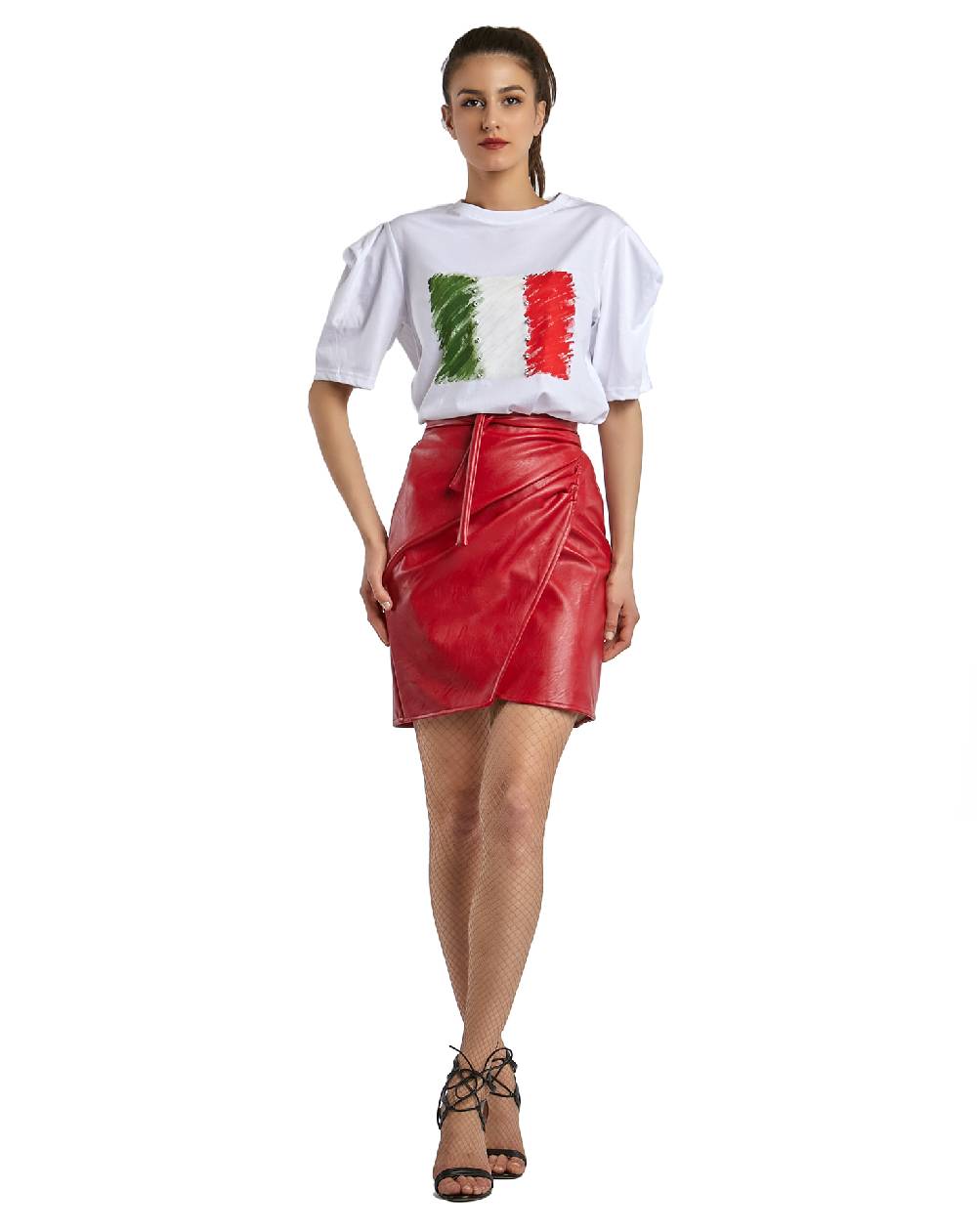 Le Twins Gonna Grazia – Ecopelle Rosso Outlet