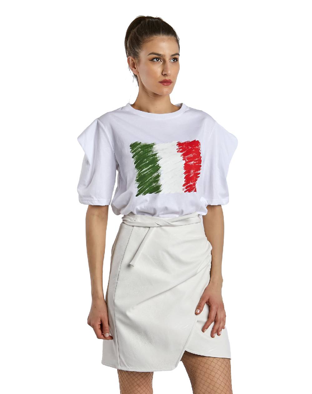 Le Twins Grazia gonna ecopelle In Vendita