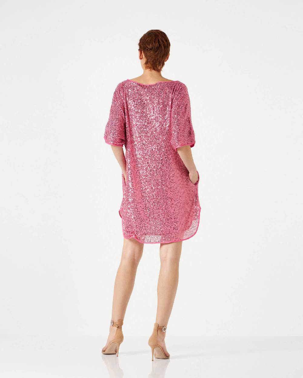 Le Twins Lilly Paillettes Rosa Vendita Calda