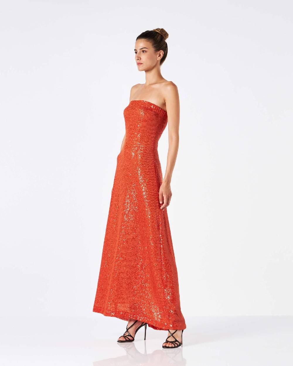 Le Twins Gina Paillettes Arancio Moda