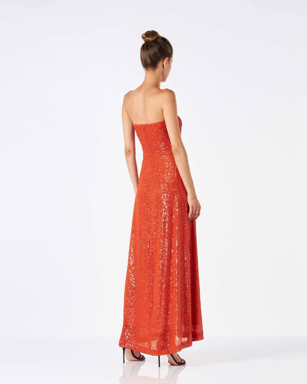 Le Twins Gina Paillettes Arancio Moda