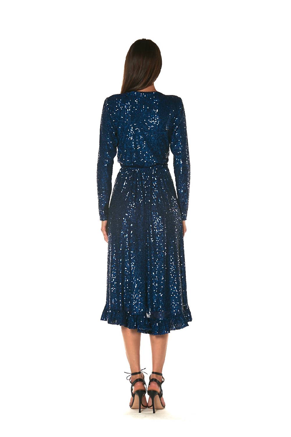 Le Twins Abito Barbara – Paillettes Blu Pezzi Unici