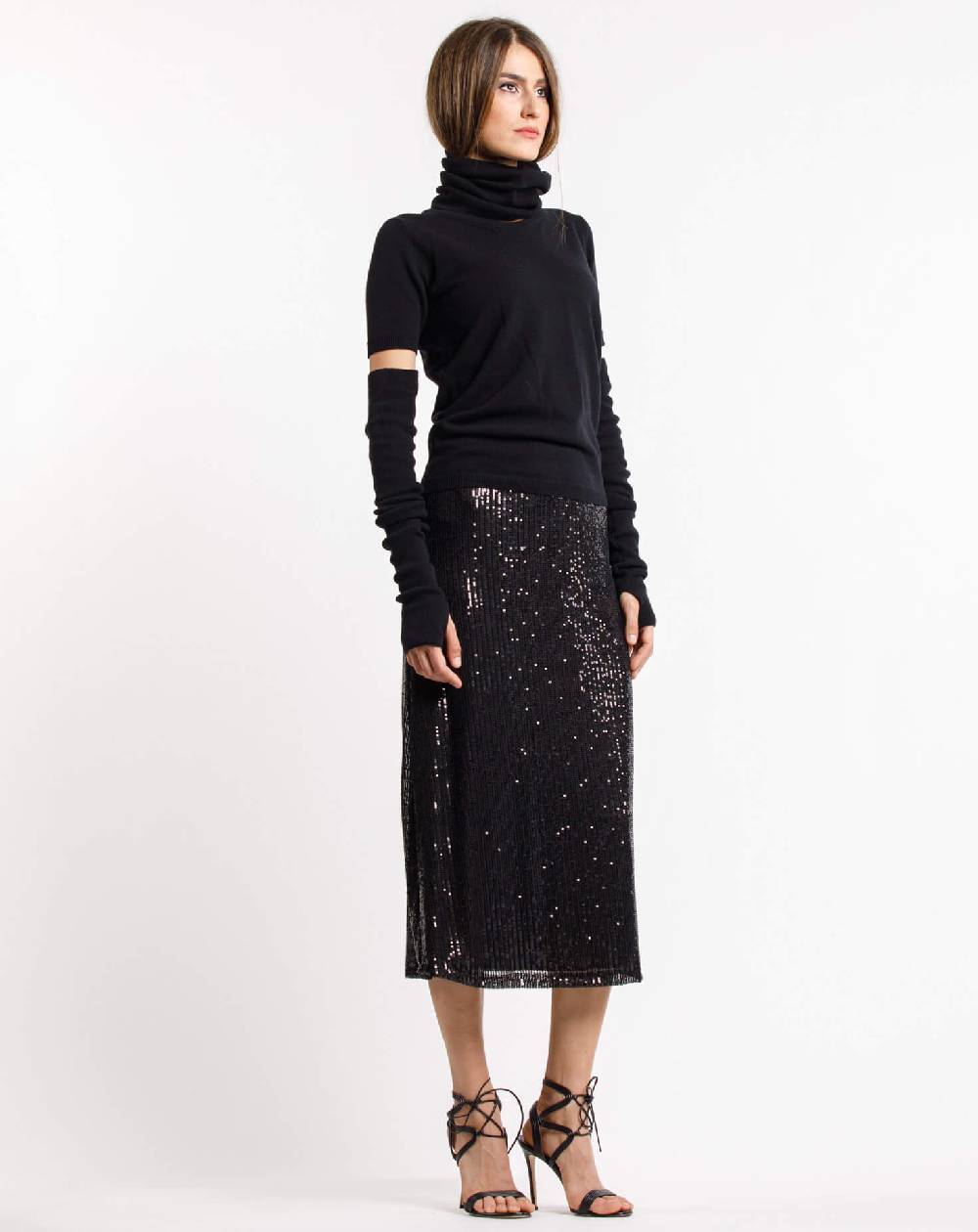Le Twins Gonna Mara – Paillettes Nero Grandi sconti