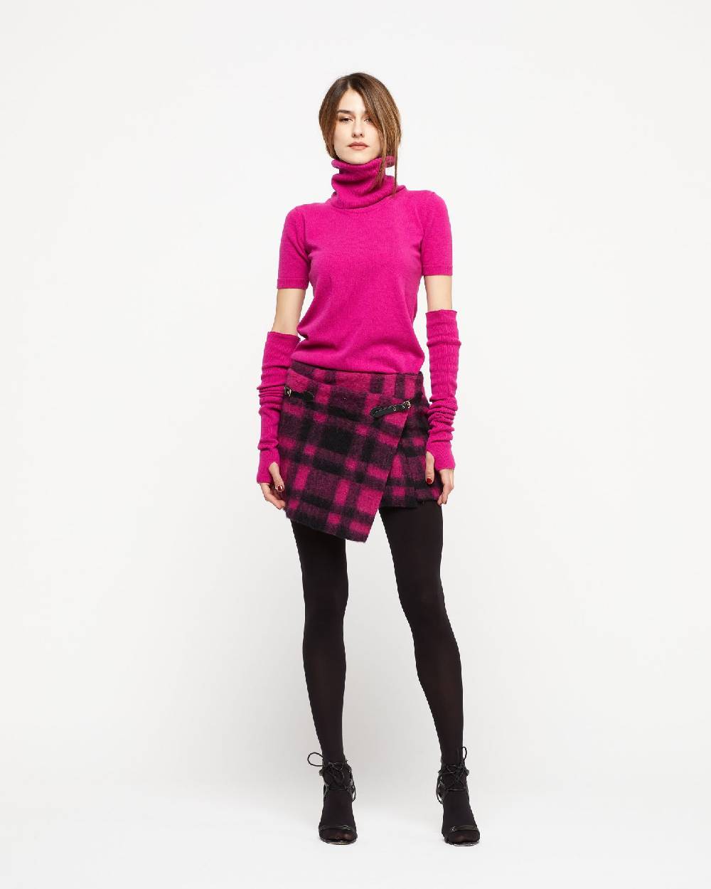 Le Twins Gonna Vale – Quadri Fucsia e Nero Italia