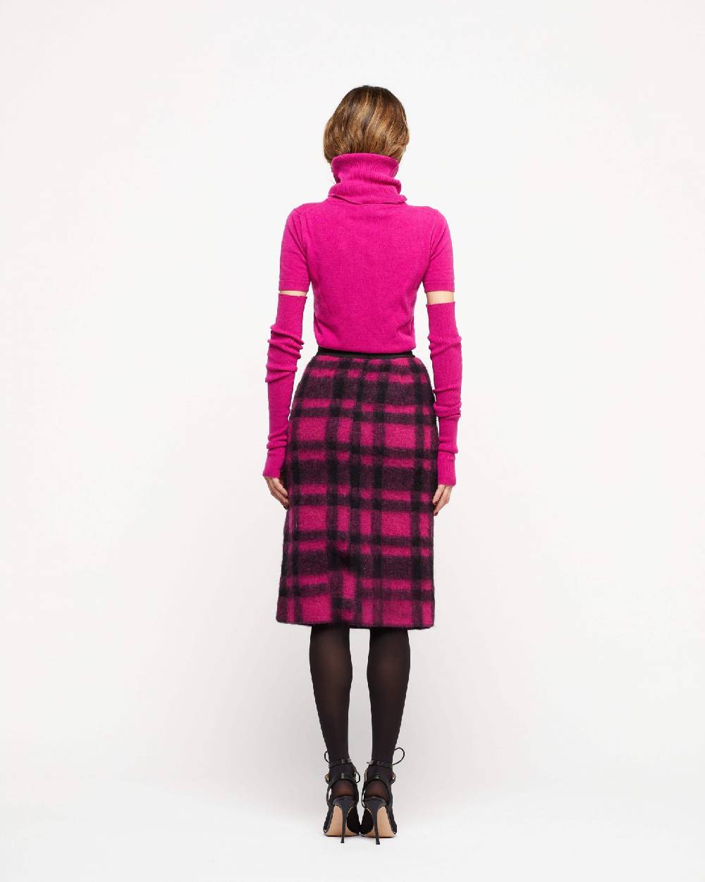 Le Twins Gonna Vilma – Quadri Fucsia e Nero 2025