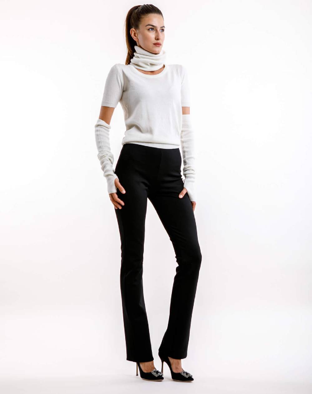 Le Twins Pantalone Raffy – Nero Promozione Limitata