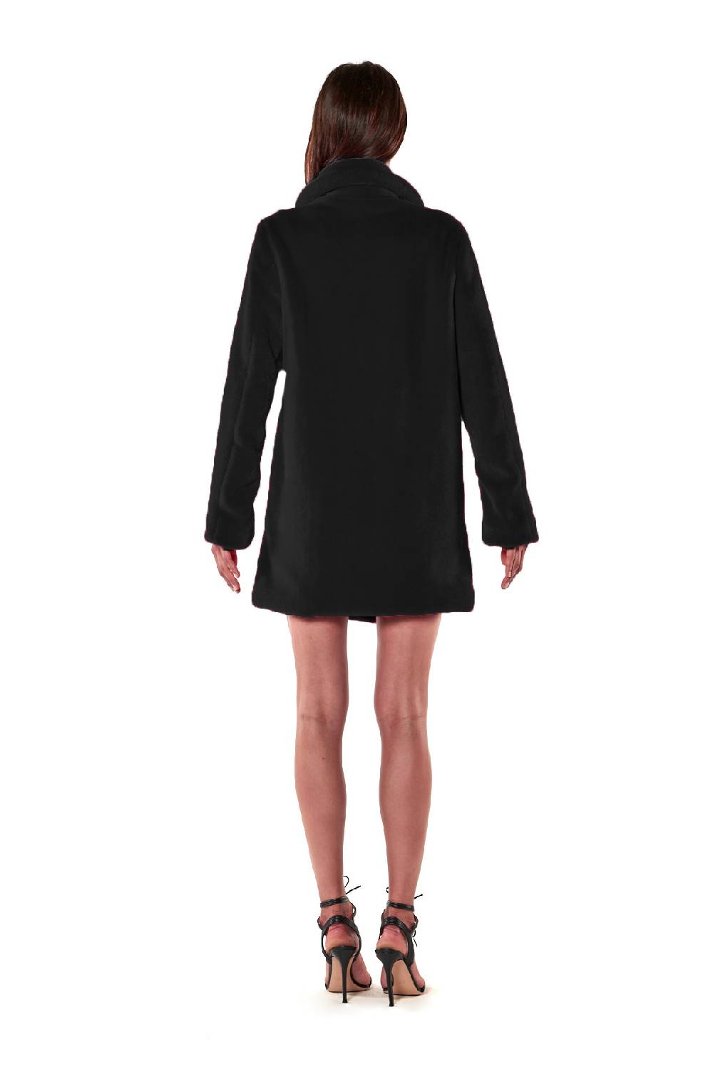 Le Twins Ecopelliccia Greta – Nero Shopping Online