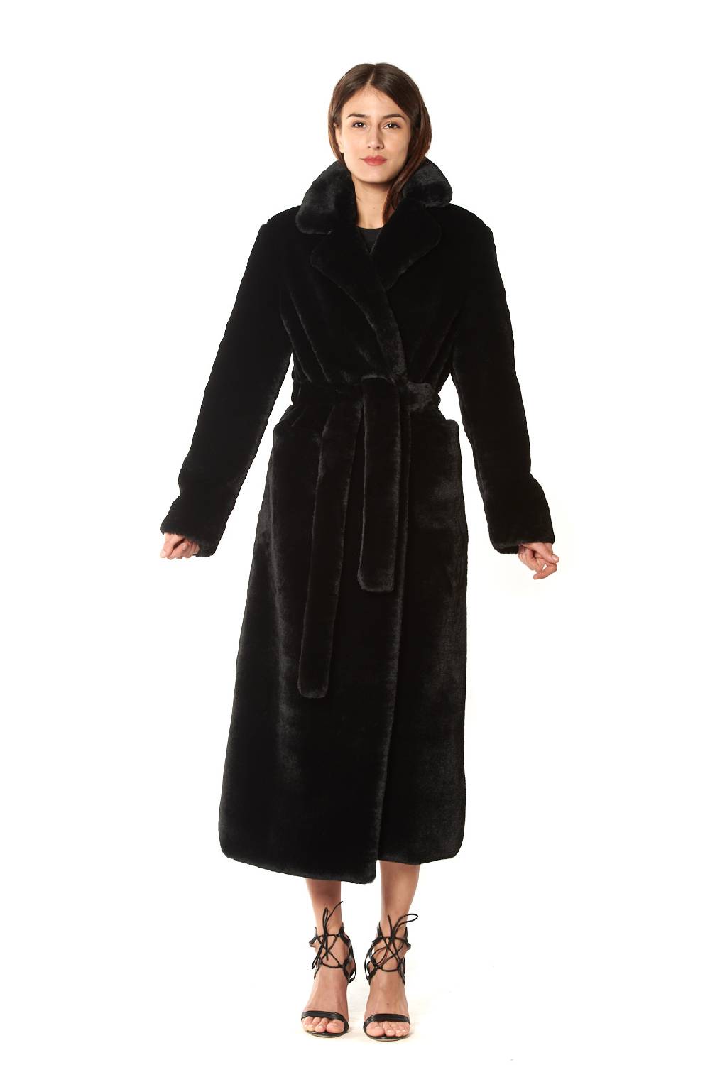 Le Twins Ecopelliccia Sofia – Nero Outlet