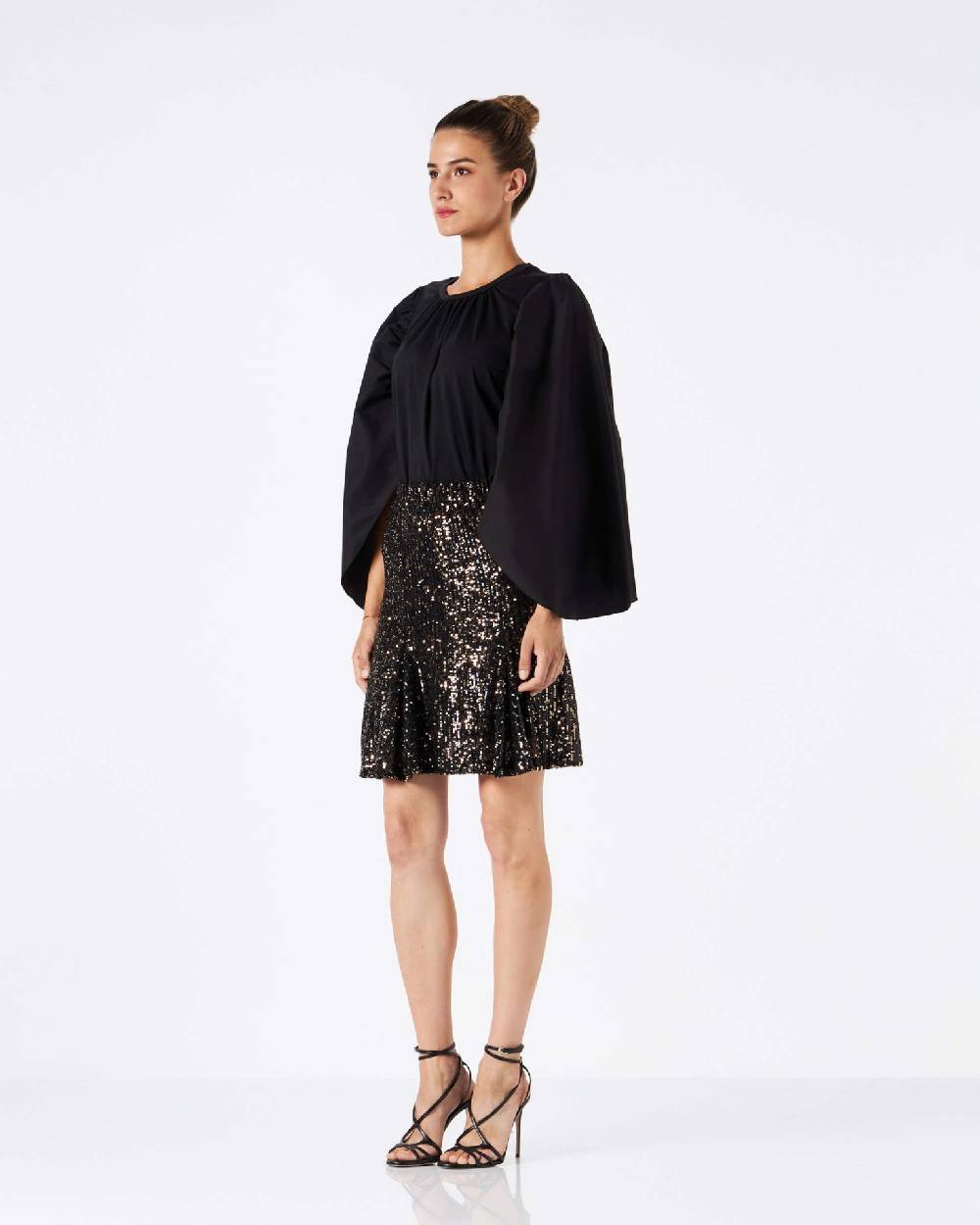 Le Twins Nina Paillettes Nero e Oro Offerte