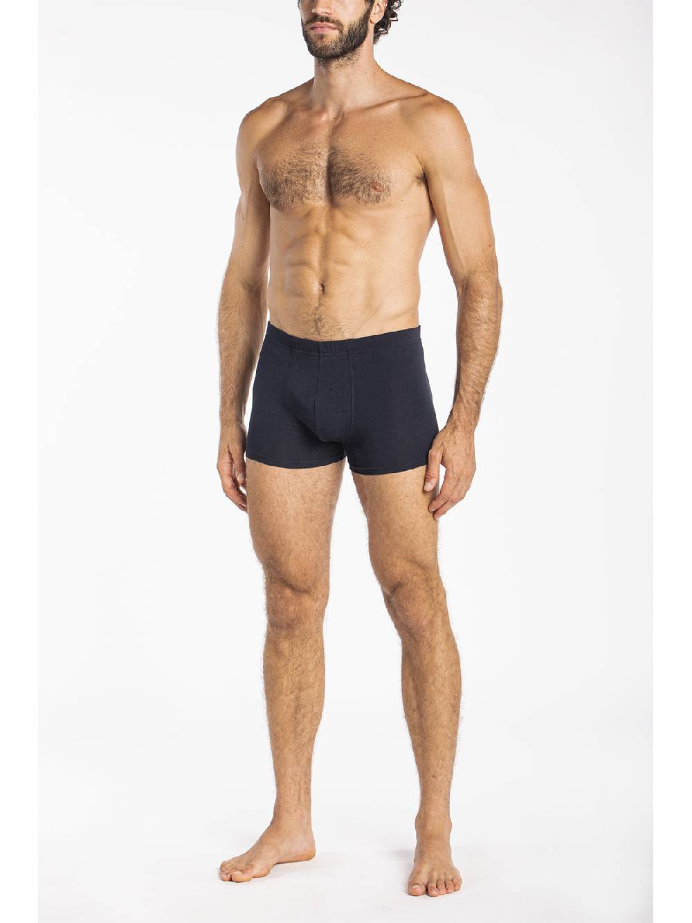 Julipet Boxer blu in jersey di cotone elasticizzato bipack Fino Al -60%