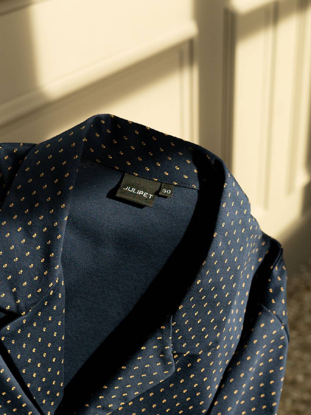 Julipet Pigiama cardigan in morbido interlock di puro cotone In Linea