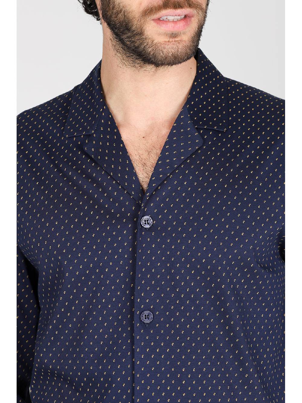 Julipet Pigiama cardigan in morbido interlock di puro cotone In Linea