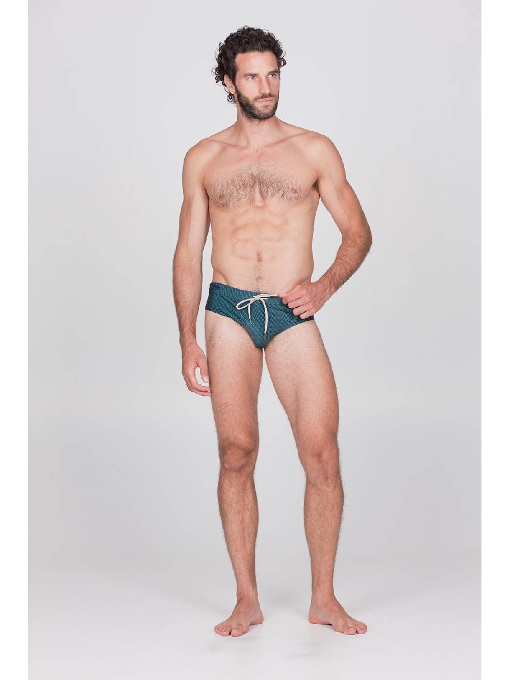Julipet Slip mare slim in micro-fantasia Consegna Veloce