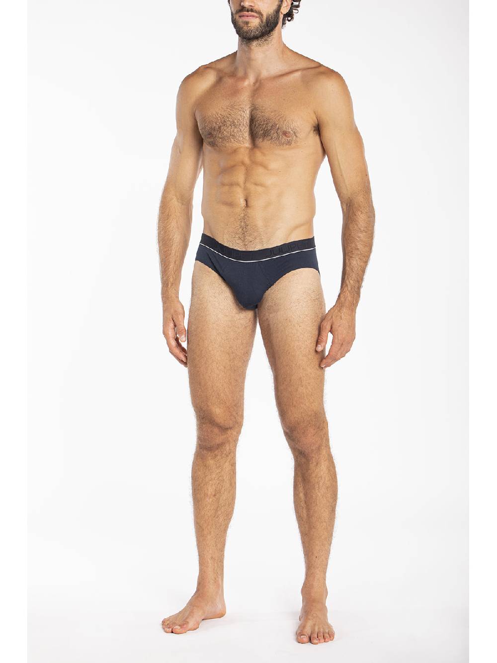 Julipet Slip blu in jersey di cotone makò elasticizzato bipack Nuova