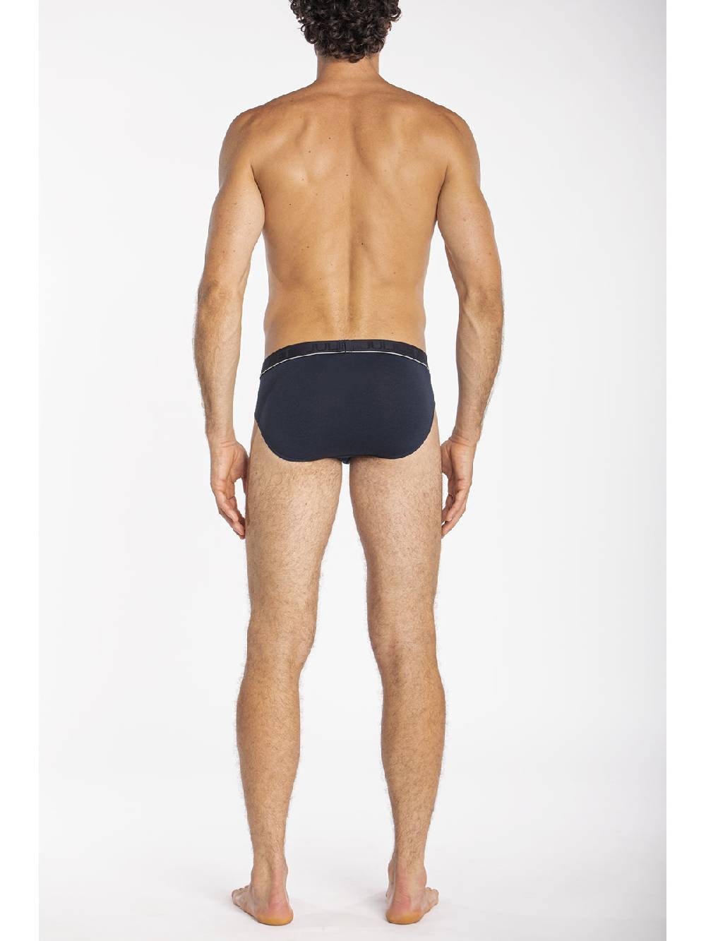 Julipet Slip blu in jersey di cotone makò elasticizzato bipack Nuova