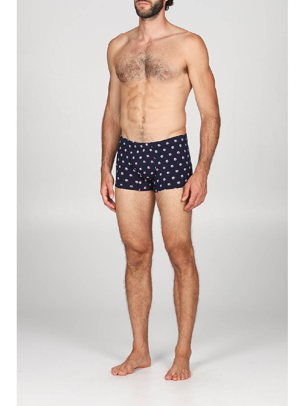 Julipet Boxer comfort in cotone bielastico, disegni "pesci" Italia