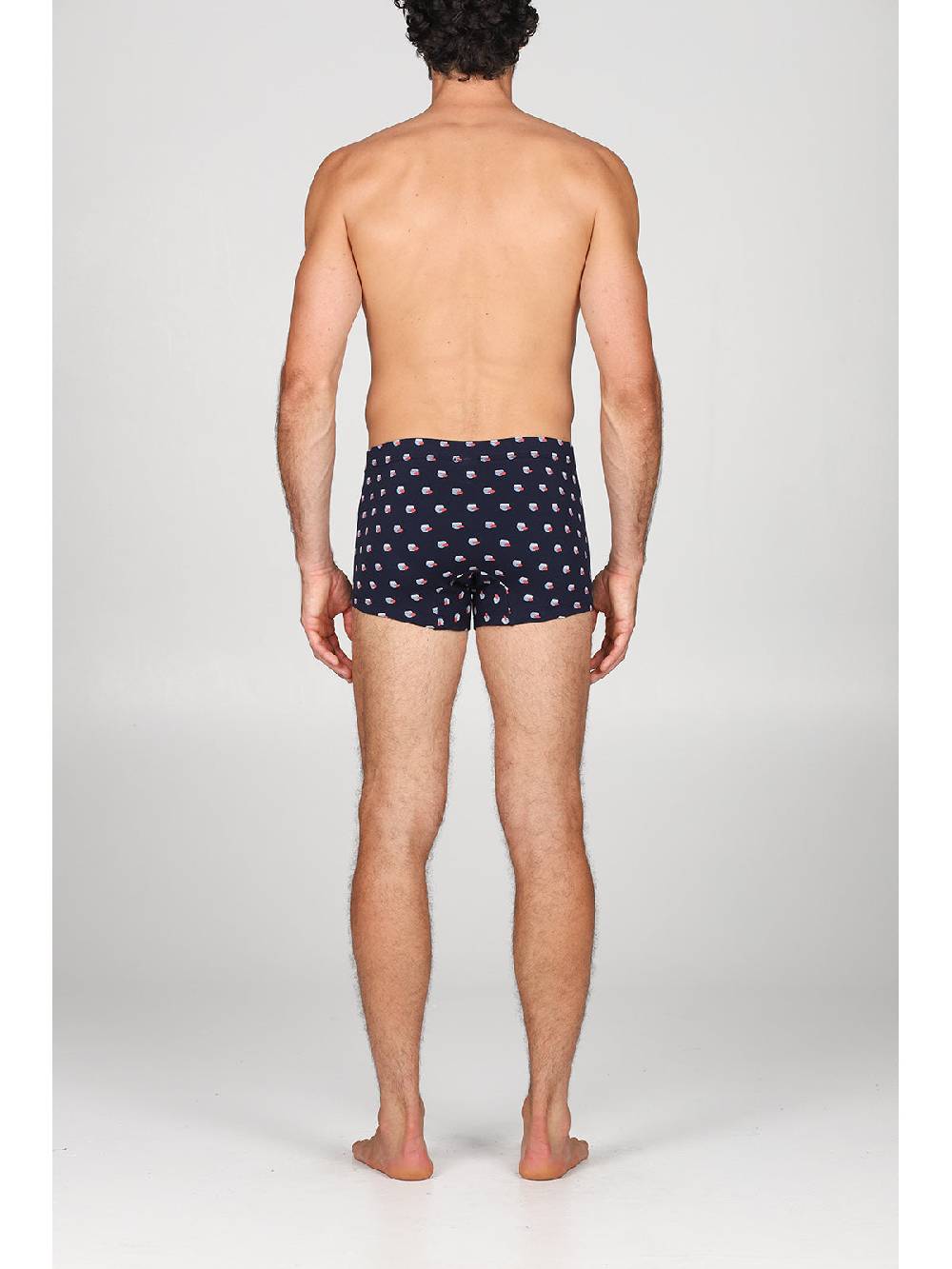 Julipet Boxer comfort in cotone bielastico, disegni "pesci" Italia