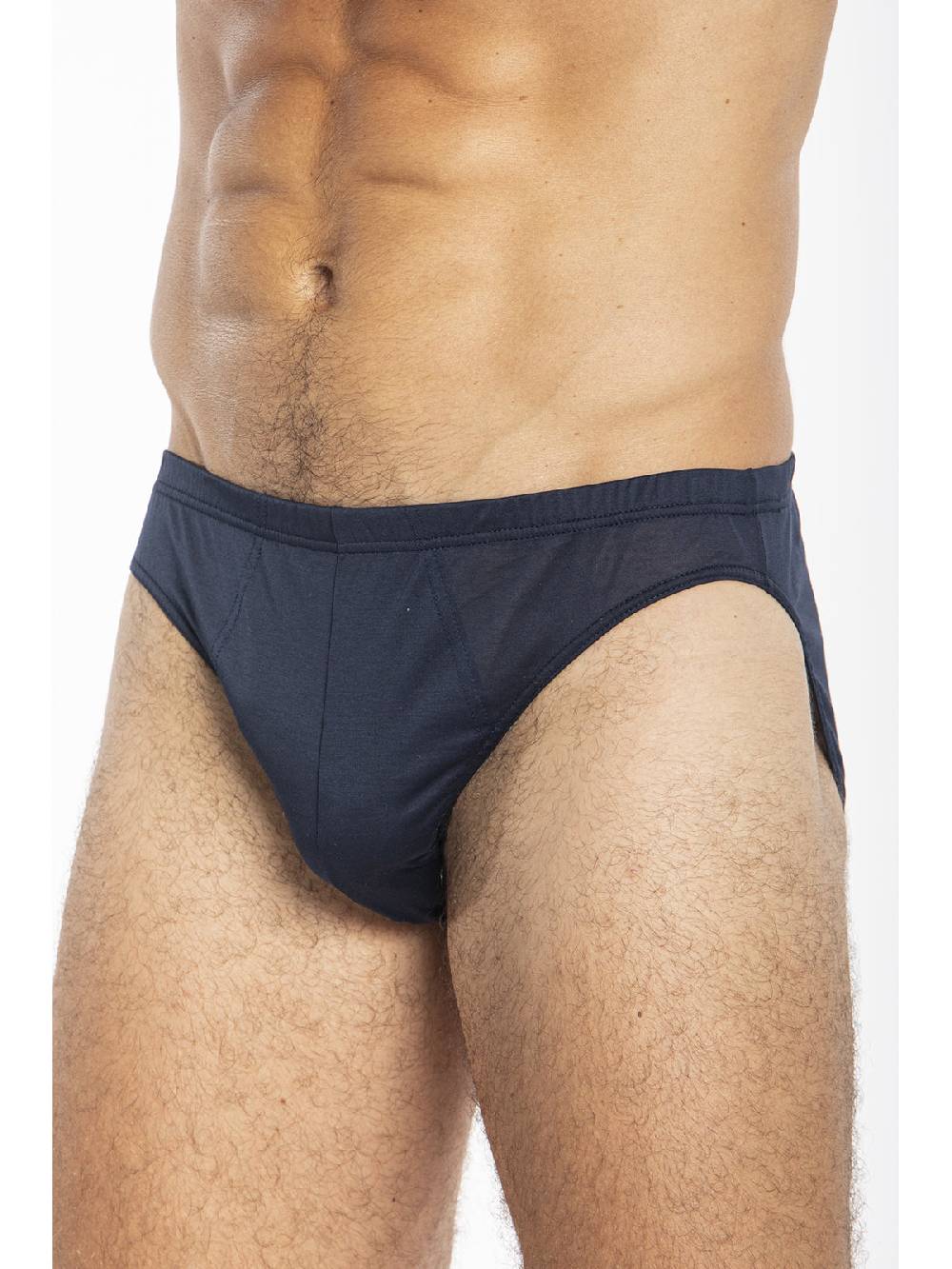 Julipet Slip blu in jersey di puro cotone mercerizzato e gasato Sottocosto