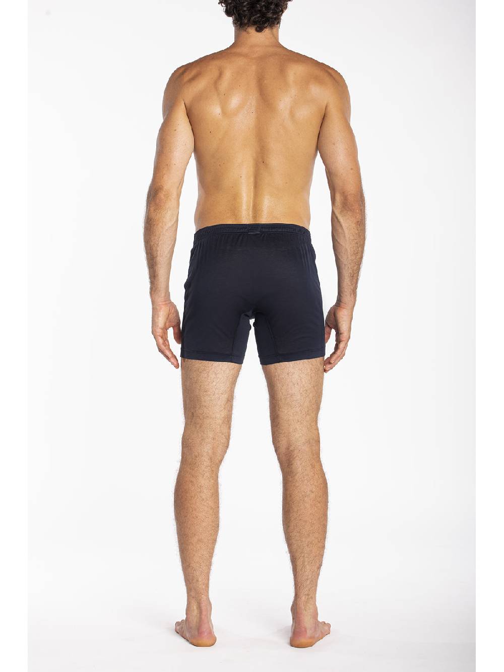 Julipet Boxer blu in jersey di puro cotone mercerizzato e gasato Consegna Veloce