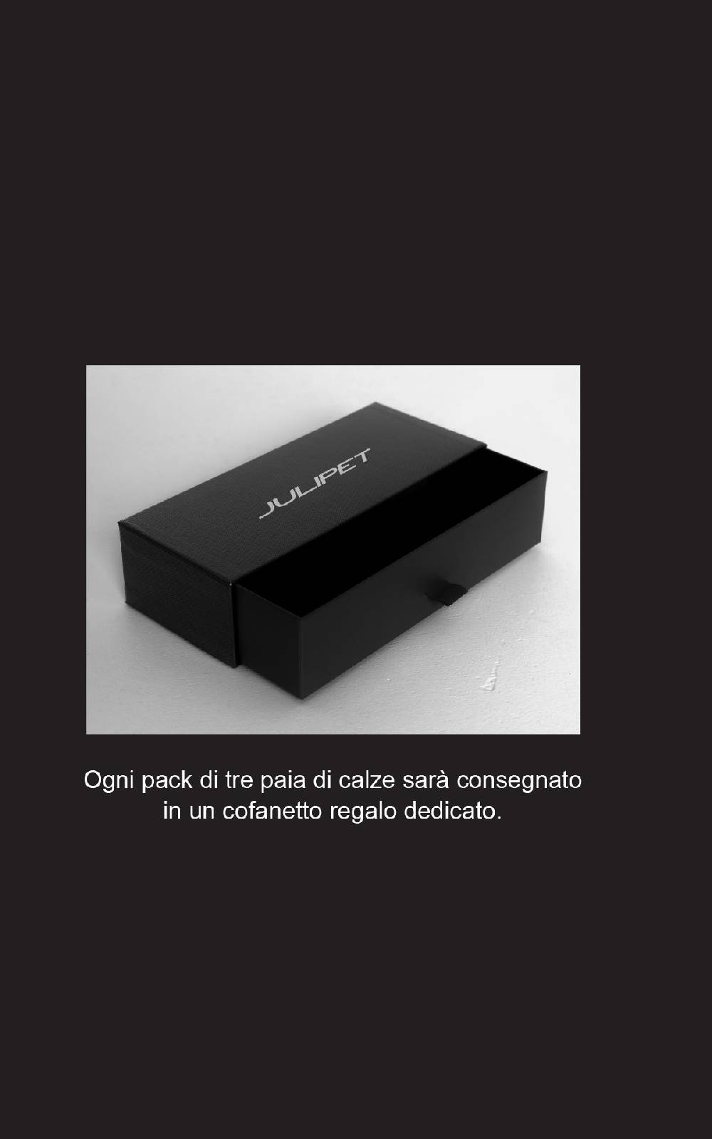 Julipet Calze sottoginocchio tripack in cofanetto regalo Outlet