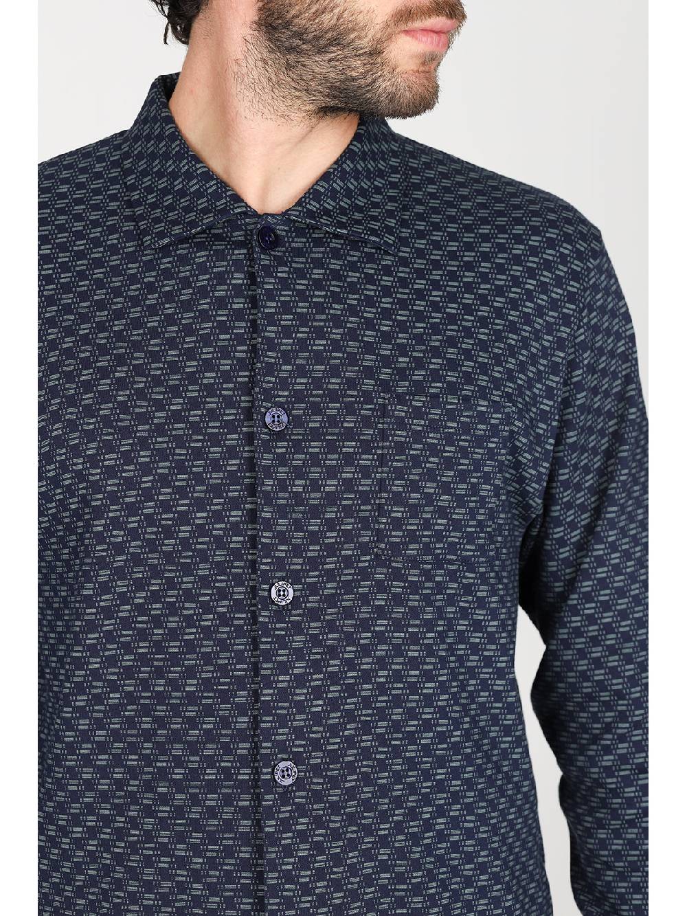 Julipet Pigiama cardigan in caldo interlock di puro cotone Vendita
