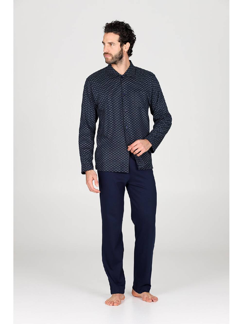 Julipet Pigiama cardigan in caldo interlock di puro cotone Vendita