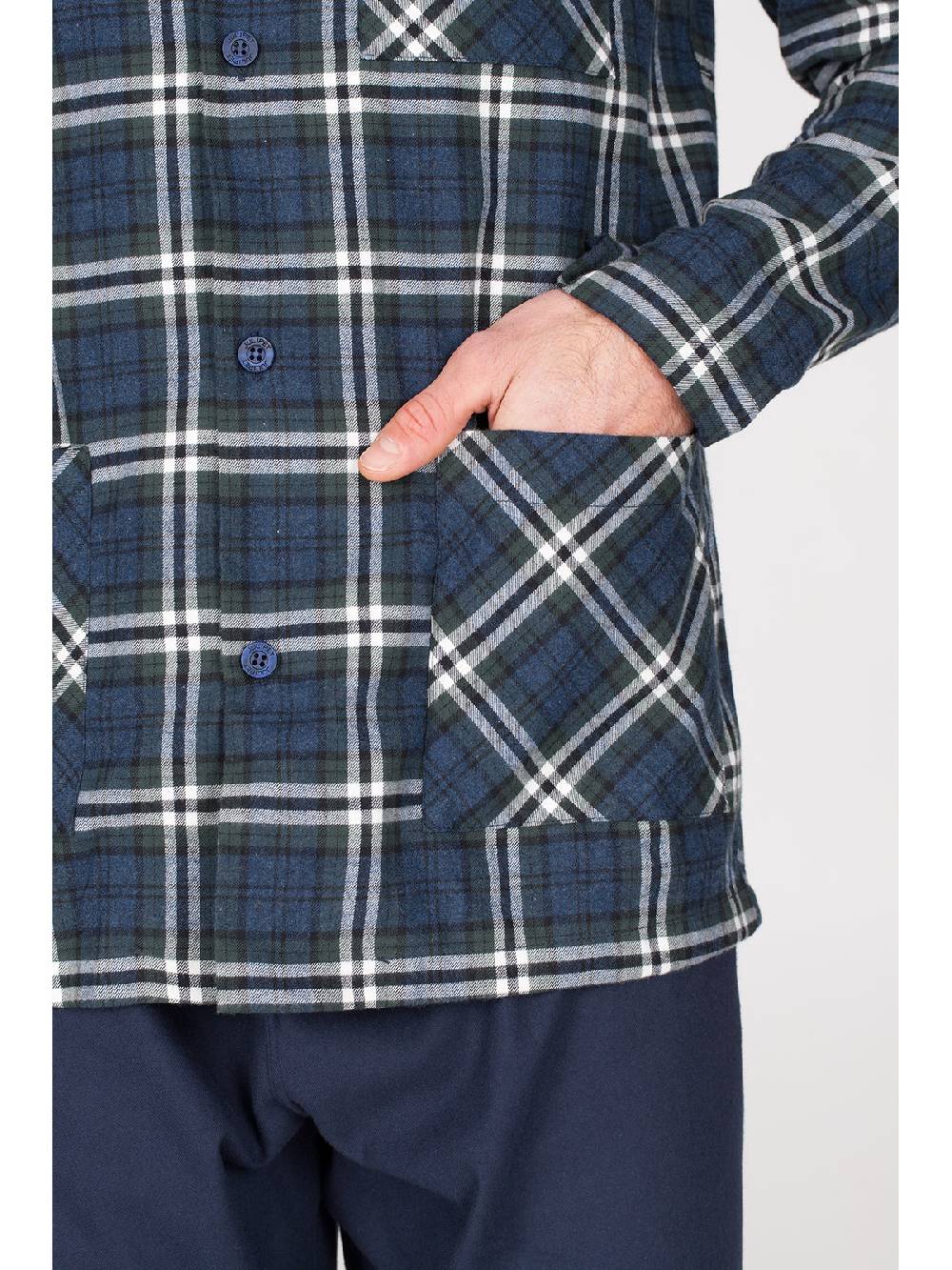 Julipet Pigiama cardigan in calda flanella di puro cotone Spedizione Gratuita