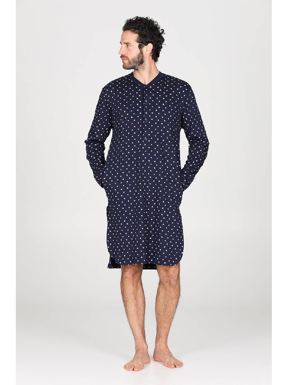Julipet Camicia da notte in caldo interlock di puro cotone Negozi Online