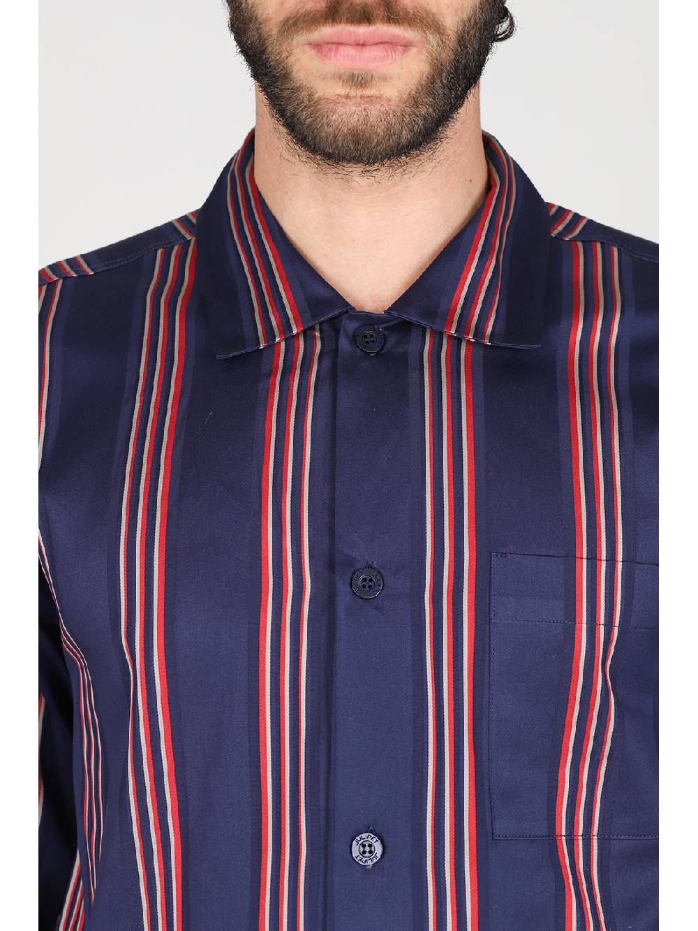 Julipet Pigiama cardigan in pregiato popeline di puro cotone Economico