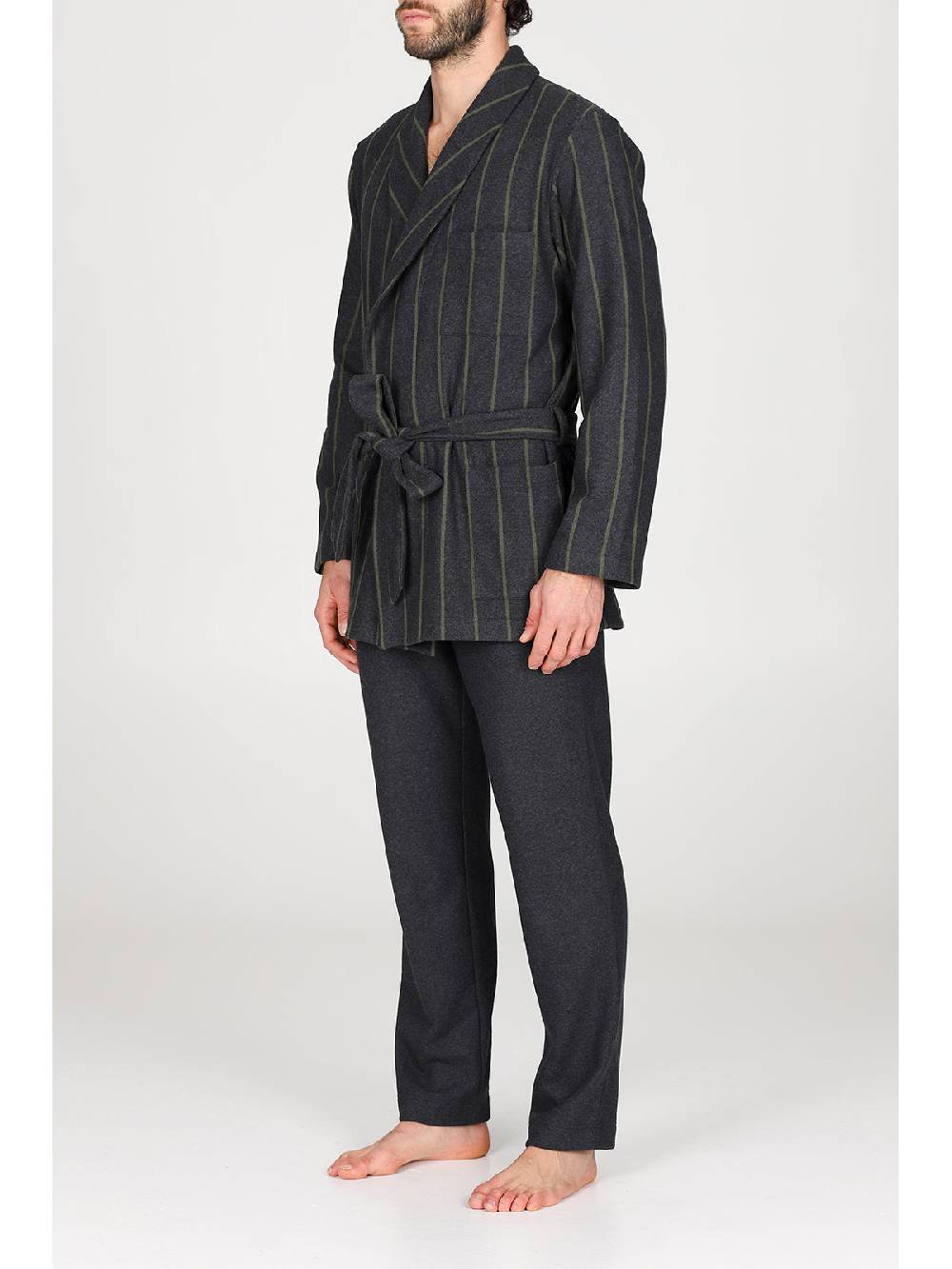 Julipet Giacca da camera in confortevole jacquard di cotone Online
