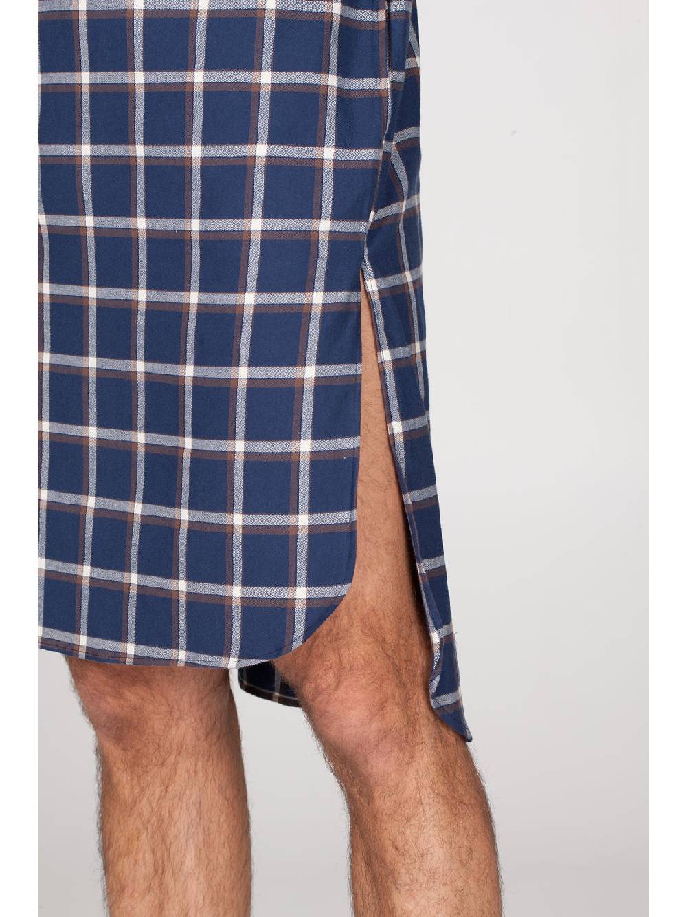 Julipet Camicia da notte in calda flanella di puro cotone Saldi
