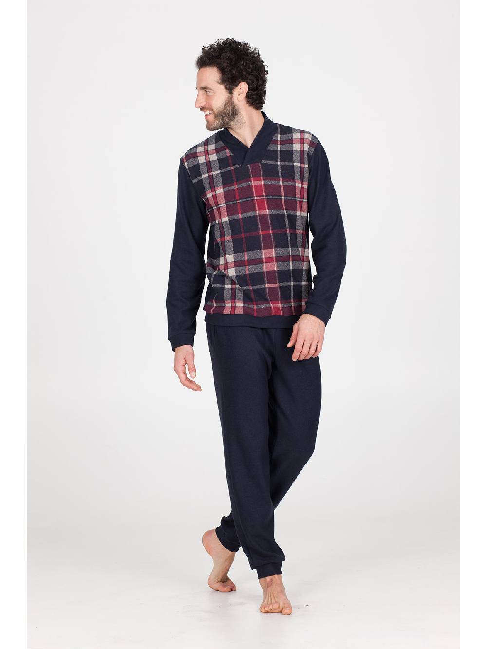 Julipet Pigiama in caldo jacquard di cotone Online