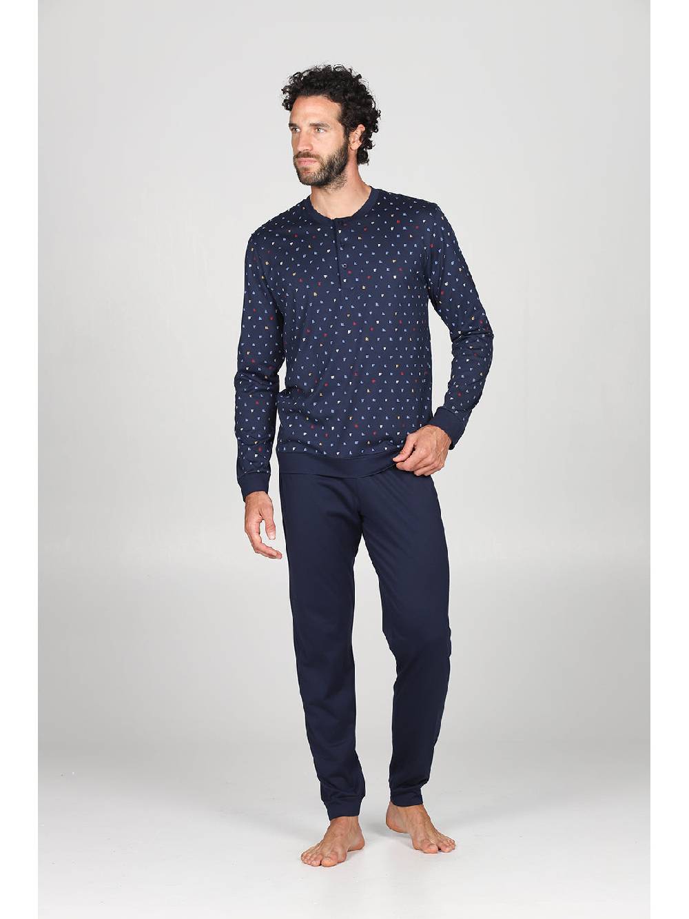 Julipet Pigiama in fantasia in leggerissimo jersey di puro cotone con disegno "barche" Offerta