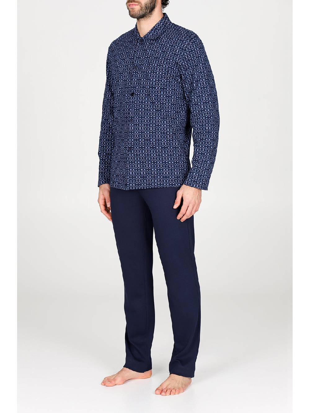 Julipet Pigiama cardigan Artist Edition, in caldo interlock di puro cotone Promozione