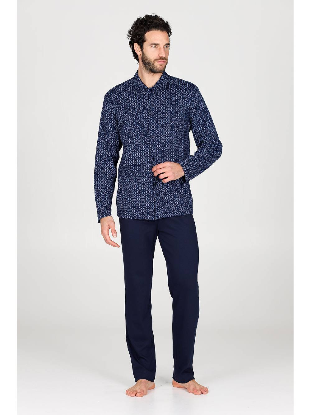 Julipet Pigiama cardigan Artist Edition, in caldo interlock di puro cotone Promozione
