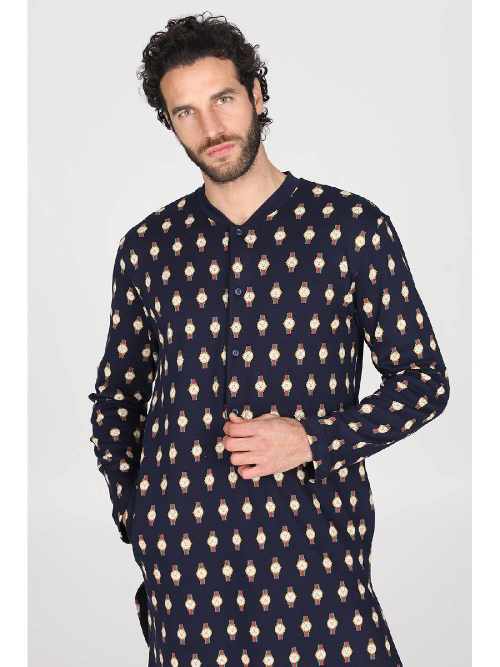 Julipet Camicia da notte Artist Edition, in caldo interlock di puro cotone Soddisfazione Garantita